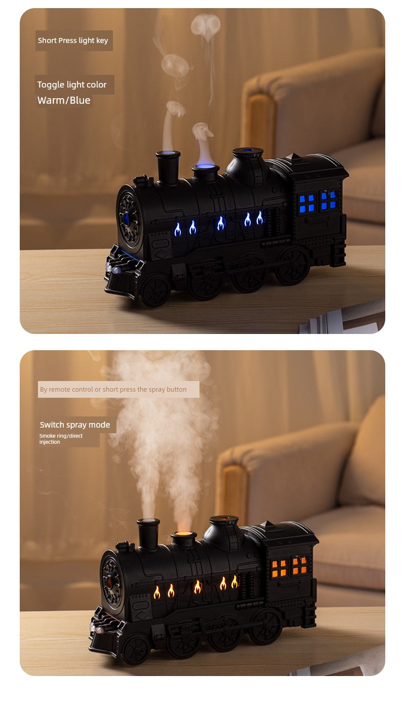 Zero One Connecting Train Humidifier Desktop Aroma Diffuser For Home Silent Bedroom Office Student Dormitory Good-looking Ambience Light with Remote Control