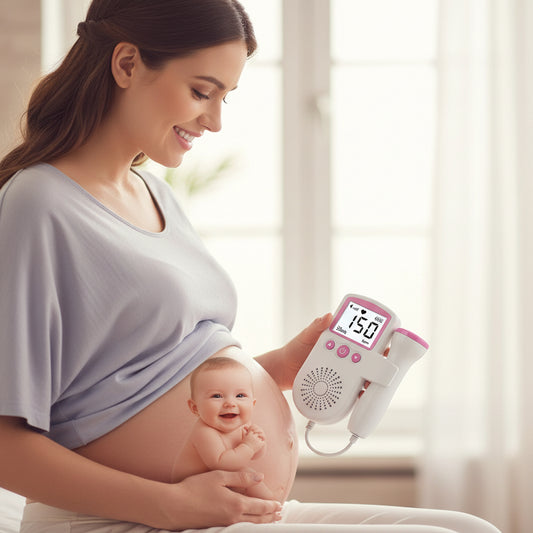 מכשיר מוניטור עוברי לאולטראסאונד ביתי דופלר הריון לשמיעת דופק העובר